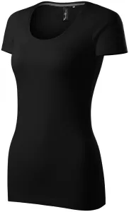 Dámské triko s ozdobným prošitím, černá #3487934