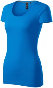Dámské triko s ozdobným prošitím, snorkel blue #3487958