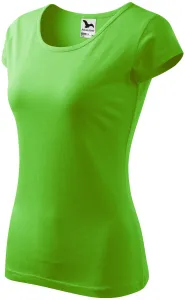 Dámské triko s velmi krátkým rukávem, jablkově zelená #3483531
