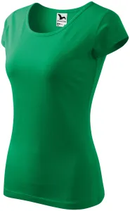 Dámské triko s velmi krátkým rukávem, trávově zelená #3483584