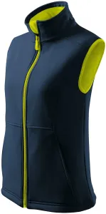 MALFINI Dámská softshellová vesta Vision - Námořní modrá | L