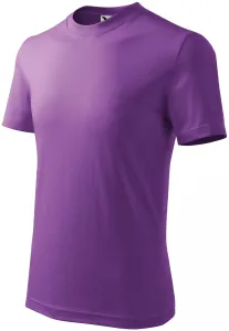 MALFINI Dětské tričko Basic - Fialová | 122 cm (6 let)