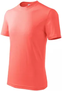 MALFINI Dětské tričko Basic - Korálová | 110 cm (4 roky)