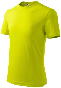 MALFINI Dětské tričko Basic - Limetková | 110 cm (4 roky)
