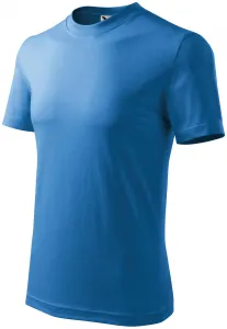 MALFINI Dětské tričko Basic - Azurově modrá | 110 cm (4 roky)