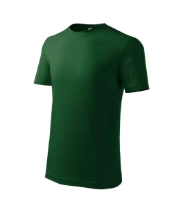 MALFINI Dětské tričko Classic New - Lahvově zelená | 110 cm (4 roky)