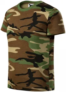 MALFINI Dětské maskáčové tričko Camouflage - Maskáčová hnědá | 134 cm (8 let)