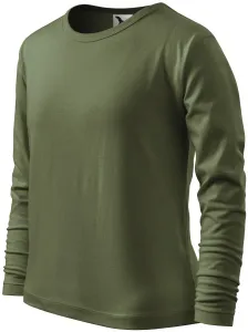 MALFINI Dětské tričko s dlouhým rukávem Long Sleeve - Khaki | 110 cm (4 roky)