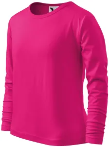 MALFINI Dětské tričko s dlouhým rukávem Long Sleeve - Malinová | 146 cm (10 let)