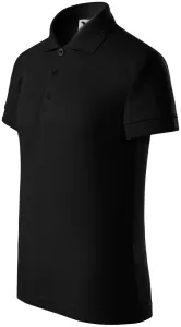 MALFINI Dětská polokošile Pique Polo - Černá | 146 cm (10 let)