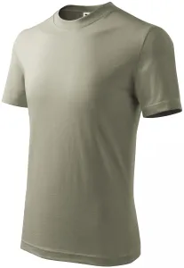 Dětské tričko jednoduché, svetlá khaki #3482508