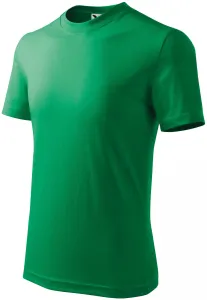 Dětské tričko jednoduché, trávově zelená #3482461