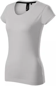 Exkluzivní dámské tričko, stříbrná šedá