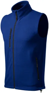 Fleecová vesta kontrastní, kráľovská modrá #3489214