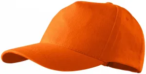 MALFINI Kšiltovka 5P - Oranžová | uni