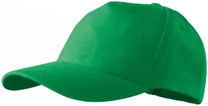 MALFINI Kšiltovka 5P - Středně zelená | uni