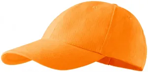 MALFINI Kšiltovka 6P - Mandarinkově oranžová | uni