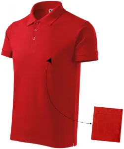 Pánská elegantní polokošile, červená #3486033