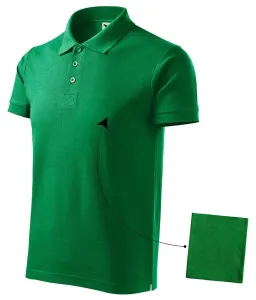 Pánská elegantní polokošile, trávově zelená #3486044