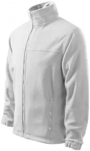 Pánska fleecová bunda, bílá #3486952