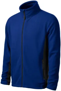 Pánská fleecová bunda kontrastní, kráľovská modrá #3489063