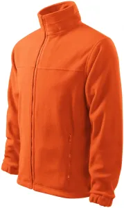 Pánska fleecová bunda, oranžová #3486970