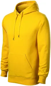 Pánská mikina bez zipu s kapucí, žlutá #3489363