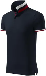 MALFINI Pánská polokošile Collar Up - Tmavá námořní modrá | XL