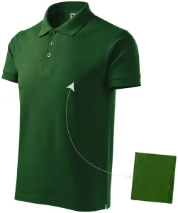 MALFINI Pánská polokošile Cotton - Lahvově zelená | XXXL