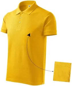 MALFINI Pánská polokošile Cotton - Žlutá | XL