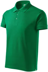 MALFINI Pánská polokošile Cotton Heavy - Středně zelená | M