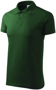 MALFINI Hladká pánská polokošile Single J. - Lahvově zelená | XL