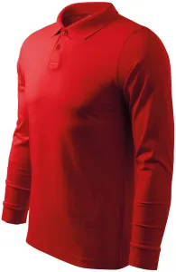 MALFINI Pánská polokošile s dlouhým rukávem Single J. LS - Červená | XL