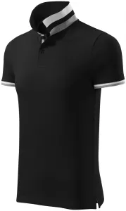 MALFINI Pánská polokošile Collar Up - Černá | XL