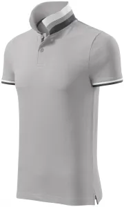 MALFINI Pánská polokošile Collar Up - Stříbrná šedá | XL