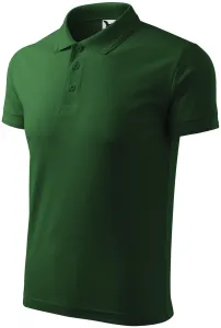 MALFINI Pánská polokošile Pique Polo - Lahvově zelená | XXXXL