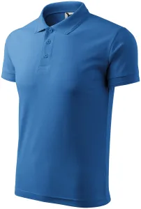 MALFINI Pánská polokošile Pique Polo - Azurově modrá | XXL