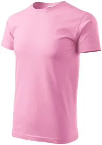 MALFINI Pánské tričko Basic - Růžová | XS