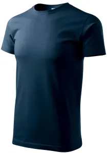 MALFINI Pánské tričko Basic - Námořní modrá | XS