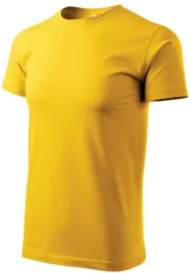 MALFINI Pánské tričko Basic - Žlutá | S
