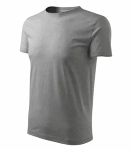 MALFINI Pánské tričko Classic New - Tmavě šedý melír | M