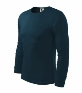 MALFINI Pánské tričko s dlouhým rukávem Fit-T Long Sleeve - Námořní modrá | XXL