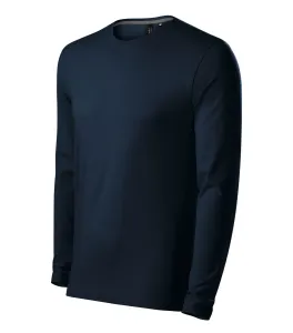 MALFINI Pánské tričko s dlouhým rukávem Brave - Námořní modrá | XXXL
