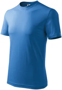 MALFINI Tričko Heavy - Azurově modrá | S