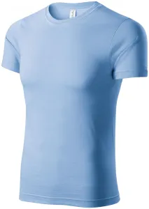 Tričko lehké s krátkým rukávem, nebeská modrá, 4XL