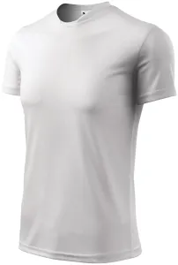 Tričko s asymetrickým průkrčníkem, bílá, 2XL