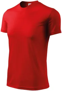 Tričko s asymetrickým průkrčníkem, červená