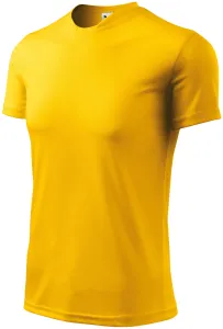 Tričko s asymetrickým průkrčníkem, žlutá #581690