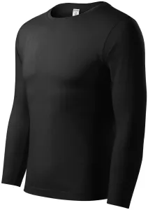 MALFINI Tričko s dlouhým rukávem Progress LS - Černá | XXXL