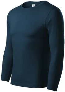 MALFINI Tričko s dlouhým rukávem Progress LS - Námořní modrá | S